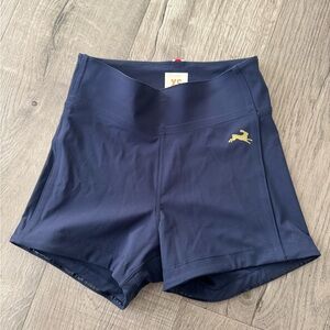 Tracksmith Women's Navy Blue Short Tights